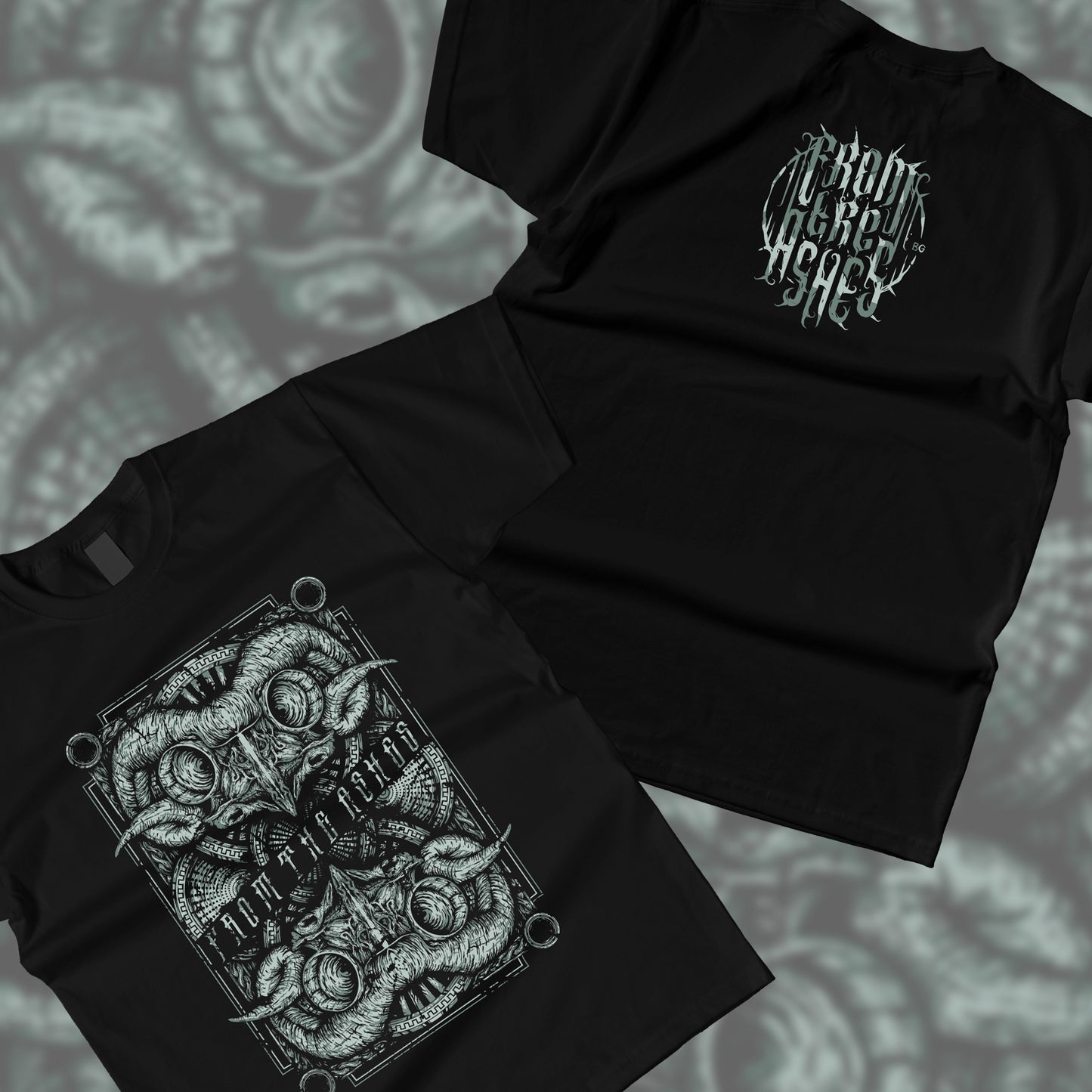 Тениска на From The Ashes - "HORNS"